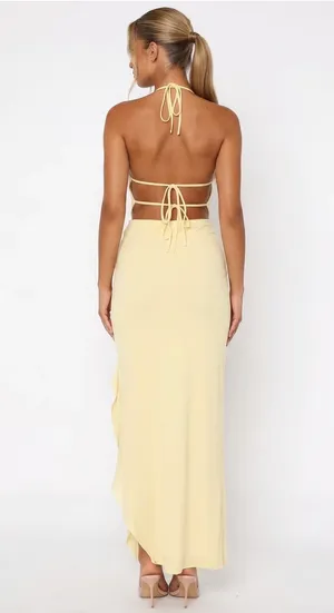 Aria Bella Dress Yellow thumbnail 2