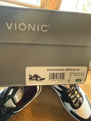 New Vionic Olessa Women's SZ 6 Black Sneakers Walking Shoes Comfort Orthopedic thumbnail 8