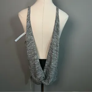 NWT Lululemon Mix and Mingle Tank Heathered Vapor / Melanite Women's Size 12 thumbnail 2