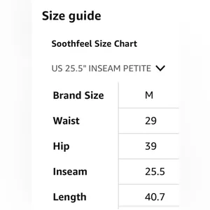 NEW Pockets High Waisted Athletic Workout Yoga Pants Joggers M 25.5” inseam thumbnail 3