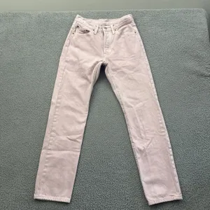 Levi's 501 Original Fit Jeans Pink Button Fly Straight Leg Women's 26 x 30 thumbnail 2