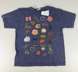 Urban Outfitters Navy Graphic Collage Tee (M/L) — New With Tags thumbnail 1