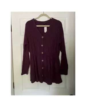 Lane Bryant Purple Sweater thumbnail 3