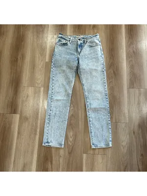 Levi’s 90s Y2K Middy Straight Jeans Women’s 26 Light Acid Wash High Rise Denim thumbnail 2