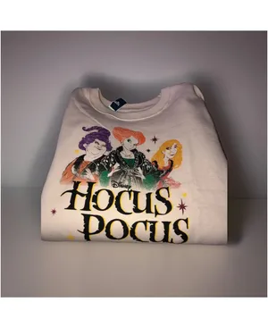 Disney Hocus Pocus Sanderson Sisters Crop Sweatshirt JRS XL New thumbnail 6