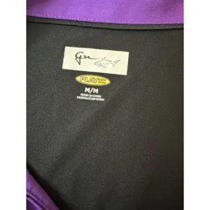 Greg Norman Women’s Play Dry Golf Polo Shirt Purple & Black Size Medium thumbnail 3
