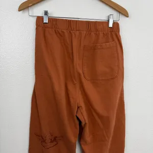 Boys Lie Sweatpants Womens Small Orange Play Devils Advocate Graphic Joggers thumbnail 6