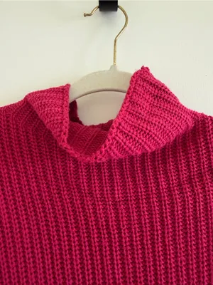 American Eagle oversize knit mock neck sweater fall back to school holidays thumbnail 3