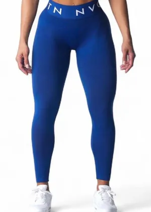 NVGTN Navy Sport Seamless Leggings thumbnail 1