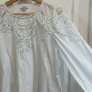 Sundance eyelet long sleeve cotton top thumbnail 5