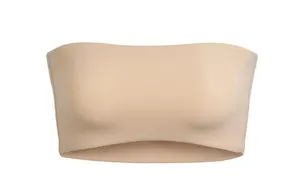 NWT fits everybody bandeau bra clay NUDE thumbnail 1