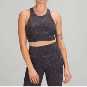 Lululemon Wunder Train Longline Bra C/D Lavender Size 4 thumbnail 3