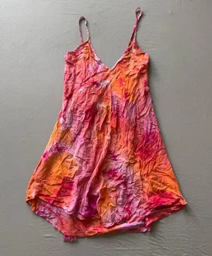 Stolen Hearts Tie Dye Mini Beach Dress thumbnail 1