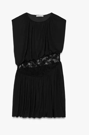 Zara combination crochet dress  thumbnail 1