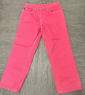 Ralph Lauren Pink Cropped Saturday Jeans, Size 2 thumbnail 1