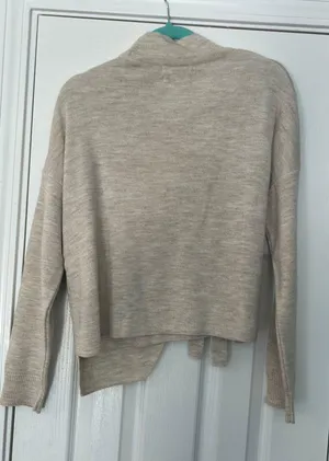 MNG Suit Sweater - Faux-wrap Sweater Size 4 thumbnail 2