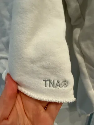 Aritzia TNA Terry Fleece Perfect Cropped Sweatshirt thumbnail 4