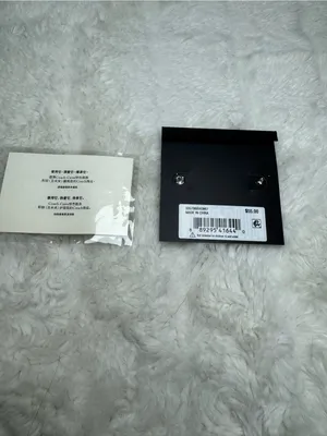 NWT SOLD OUT Coach Pave Rexy Stud Earrings thumbnail 4