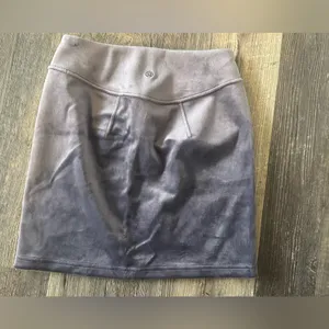 NWT Lululemon Scuba High Rise Mini Skirt Velvet Nightfall Size XL‎ thumbnail 4