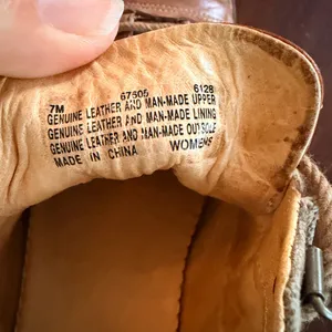 Vintage Timberland Boot Company Brown Lace Up Shoes 👞 Size 7 thumbnail 7