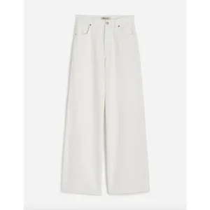 Madewell Superwide Leg Jeans Airy Denim Tile White High Rise Relaxed US 28 NWT thumbnail 6
