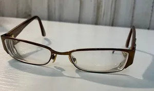 Gucci Eyeglass Frames Womens Brown Full Rim GG Logo 135 thumbnail 1