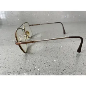 Vintage Rembrand Bronze 145 Eyeglasses Frames ONLY Japan Aviator Oversized thumbnail 3
