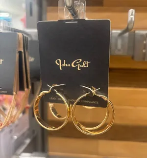 Gold Hoop Earrings (Paris exclusive) thumbnail 5