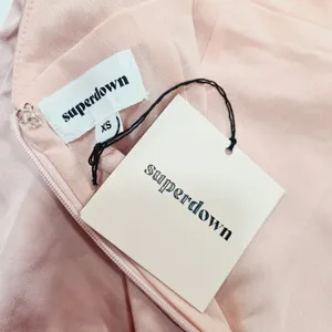 Superdown Kimora Satin Pleated Dress in Blush XS thumbnail 7