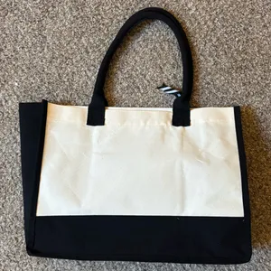 Black and White K Tote Bag thumbnail 5
