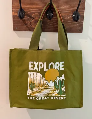 NWOT National Parks Women’s Explore Tote Bag‎ Olive Green thumbnail 1