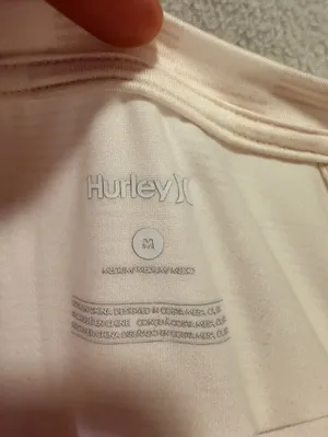 Hurley Long-Sleeve Checker Performance Top — Cream thumbnail 4