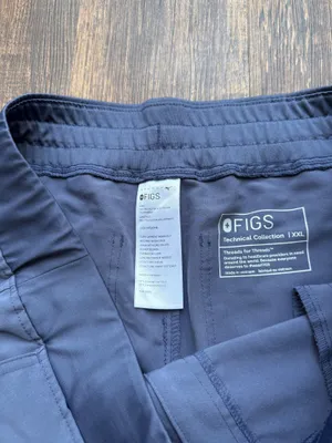 FIGS Women’s Space Navy Blue High Waisted Yola Skinny Scrub Pants - Size XXL thumbnail 4