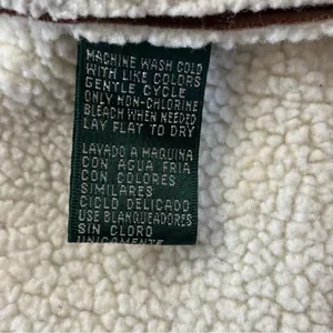 Lauren Ralph Lauren Dry Goods Jacket Sherpa Lined Hooded Coat Brown Women Large thumbnail 14