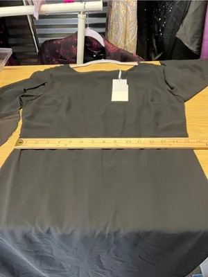 Grace Karin Black Chiffon Split Sleeve Shift Dress Size S NWT thumbnail 12