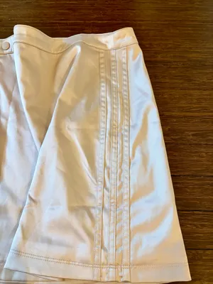 Adidas 2000 Wrap Skirt Light Pink Nude Rhinestone Logo Y2K Classic Preppy Doll thumbnail 3