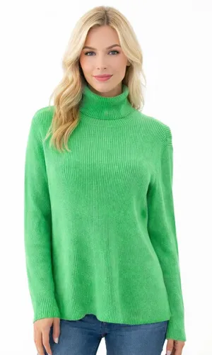 Ralph lauren green turtleneck Preppy Business Stretchy Large Classic thumbnail 1