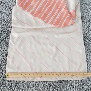 Zara Satin Effect Maxi Dress XS Long Striped Sleeveless Flowy Side Slits Lined thumbnail 14