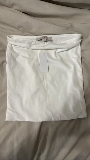 Loft White Tube Top thumbnail 2