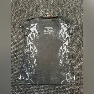 Y2K Harley Davidson Womens Medium Shirt “Escape The Routine” Daytona Beach, FL thumbnail 5