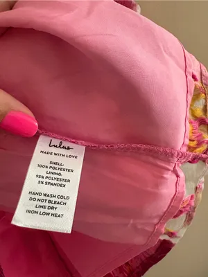 Lulus Luxe Direction Pink Floral Jacquard Puff Sleeve Mini Dress Size XXS flirty thumbnail 10