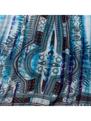 GreaterGood Blue Patterned 2X Tunic Top NWT thumbnail 2