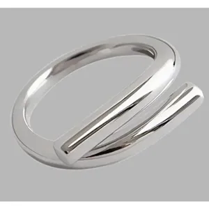 Unisex Solid Wrap 925 Sterling Silver‎ Band Ring, Adjustable thumbnail 15