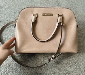 Michael‎ Kors Cindy Dome Satchel BLUSH PURSE Leather thumbnail 1