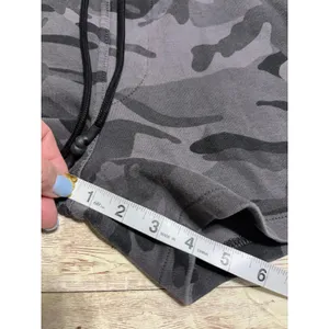 YoungLA Grey Camo French Terry Bodybuilding Shorts Women's Size Medium Gray thumbnail 4