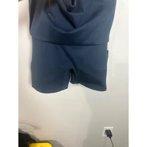 Girlfriend Collective Bianca One Shoulder Dress Midnight Navy Blue XL Activewear thumbnail 4