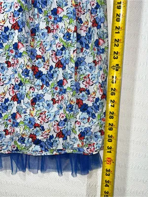 Vintage Abercrombie & Fitch Y2K Cotton A Line Dress Womens S 2000s Sundress thumbnail 6