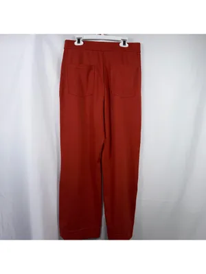 Halara Rust Button Front Wide Leg Pants thumbnail 6