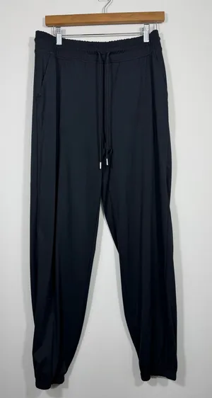 SAGE Collective Women’s Black Stretch Jogger Pants Drawstring Pockets M thumbnail 1