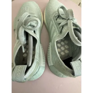 Adidas NMD_R1 Boost Low Top Sneakers Dash Green/Cloud White EF4275 Size 6 thumbnail 16